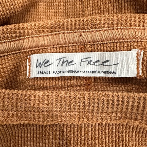 We the Free Tasha Thermal Snap Button Cuff Long Sleeve Small - Picture 6 of 7